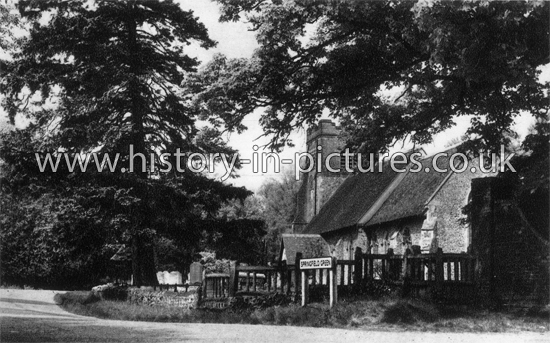 All Saints Church and Green, Springfield, Essex. c.1930's